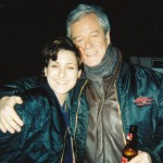 On the set of "Due South" with Gordon Pinsent