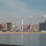Wonder Wheel and Cyclone from Steeplechase Pier